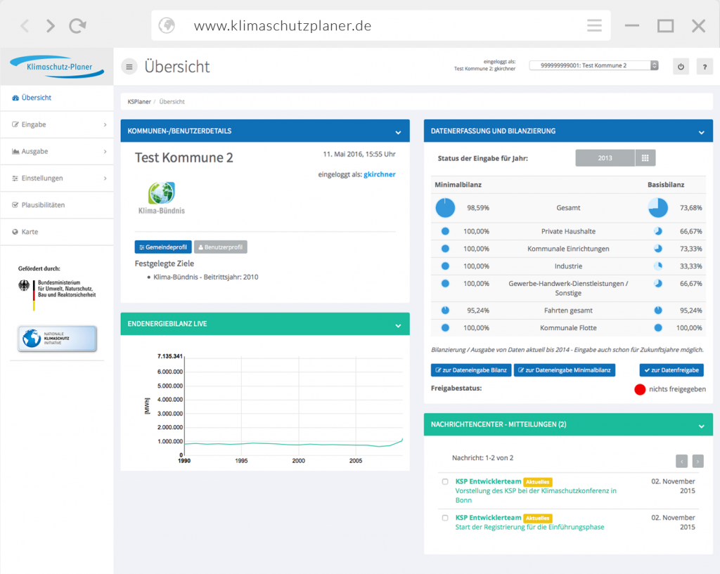 Software Klimaschutz-Planer